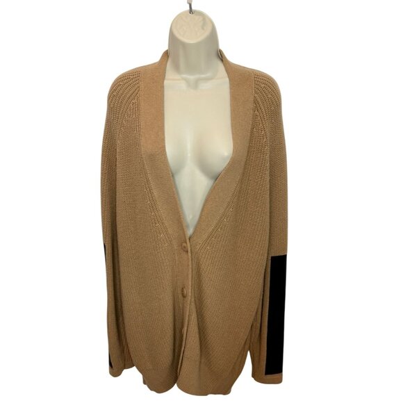Brochu Walker Jenna Oversized Brown Cardigan Sweater - Size S - Picture 3 of 11